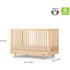 dadada natural wood crib