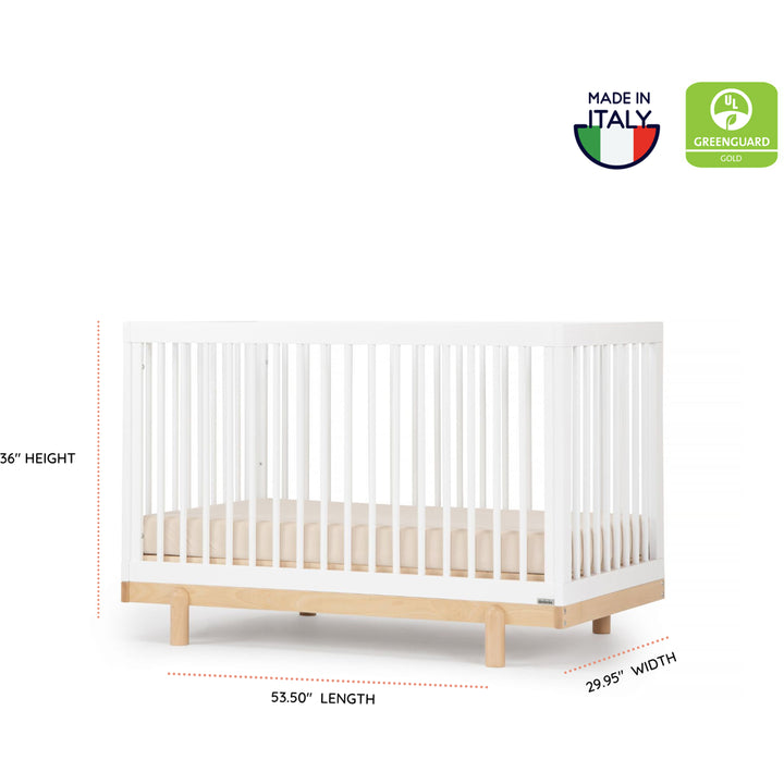 dadada Bliss 4-in-1 best crib in White