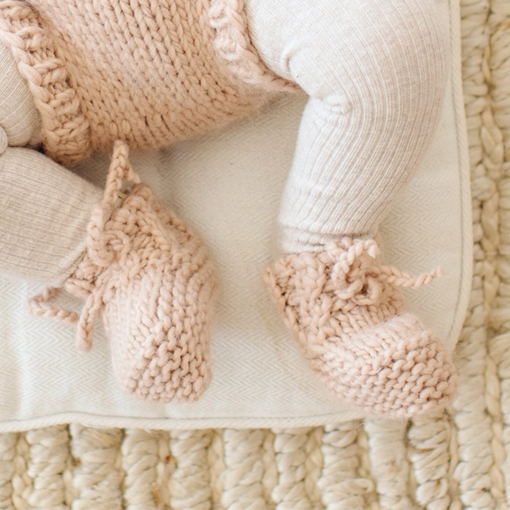 the blueberry hill booties for babies