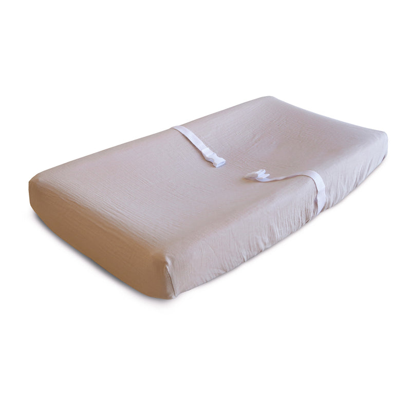 Mushie Changing Pad Cover thatÕs gentle hypoallergenic and perfect for sensitive skin