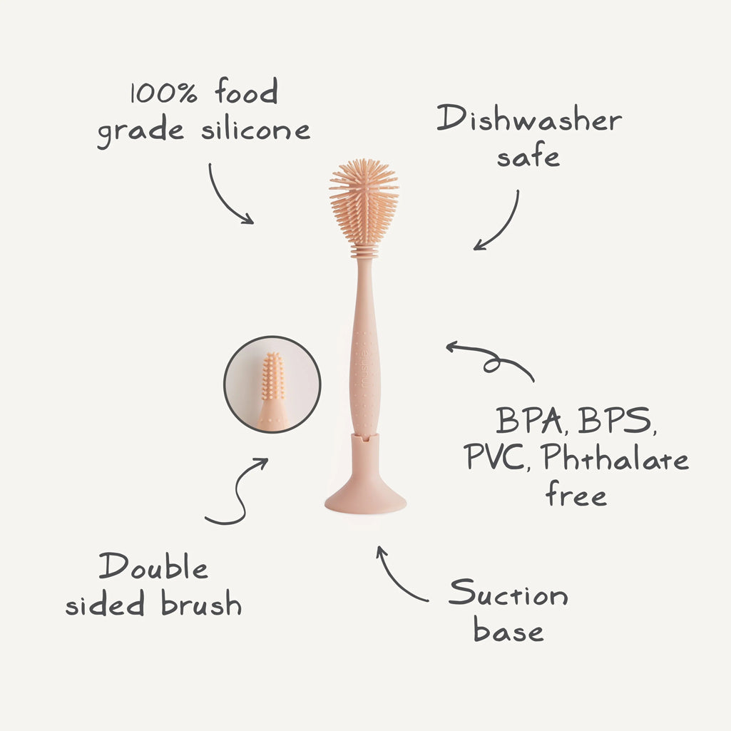 Dishwasher Safe Baby Bottle Brush Baby bottle brush that is dishwasher safe for convenient and hygienic cleaning