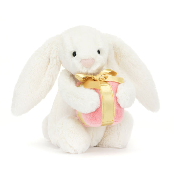 jellycat bashful bunny with present little