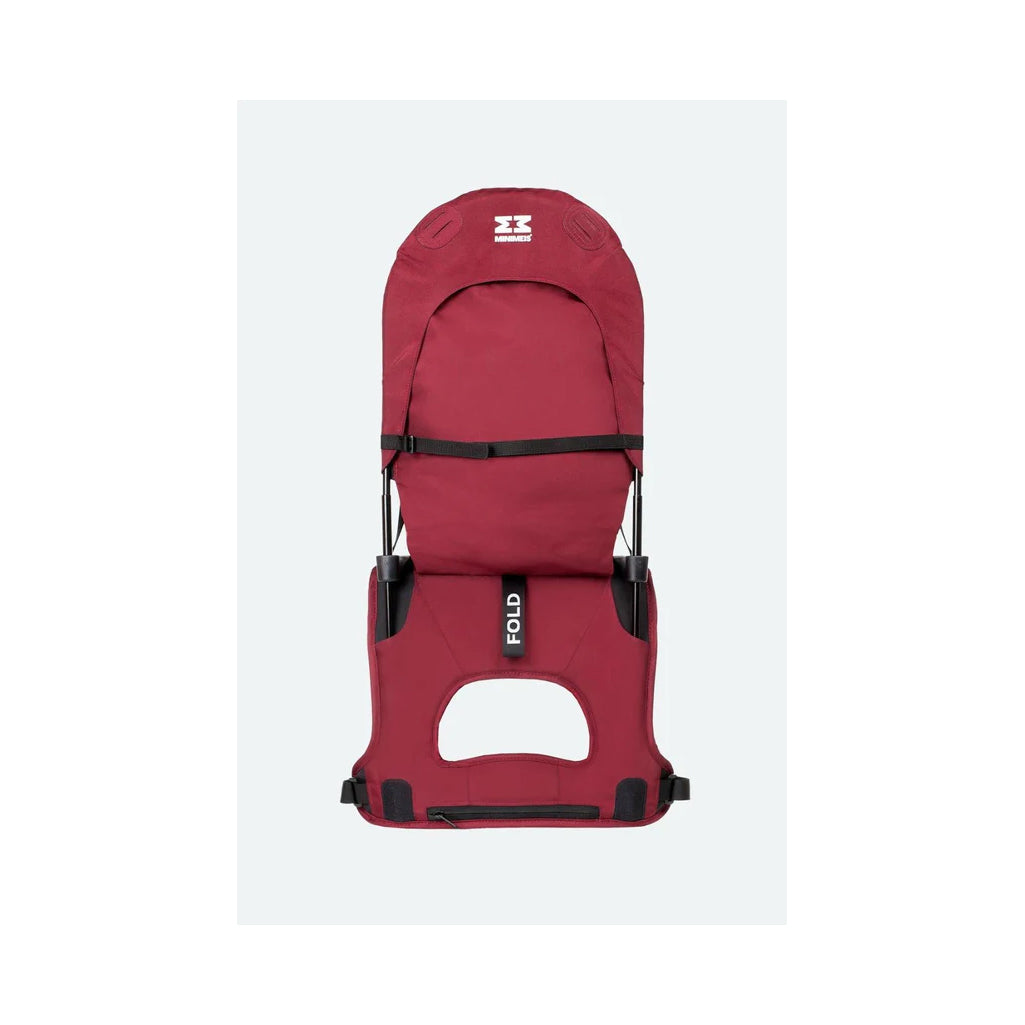 Burgundy shoulder carrier