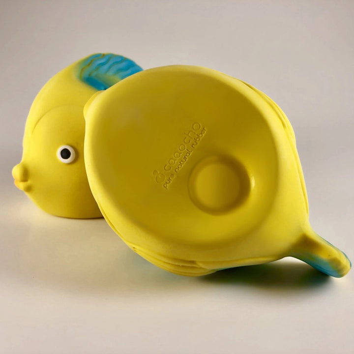Caaocho infant bath toys, including the Butterfly Fish, ideal for interactive water play.