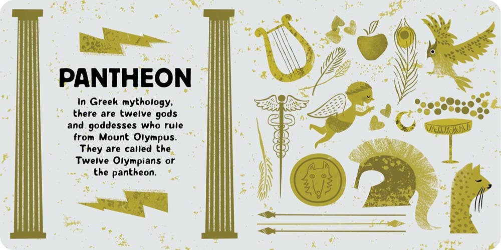 Gibbs Smith Iliad : A BabyLit® Greek Mythology Primer Greek mythology board book