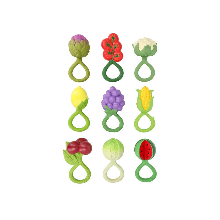 Green Artichoke infant teether by Oli and Carol