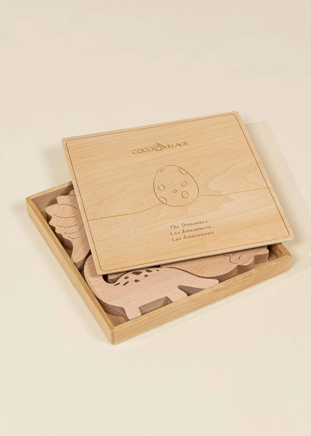 Get creative with the Coco Village Wooden Balance Puzzle | Dino in Multicolor, a smart pick for developmental toy benefits.