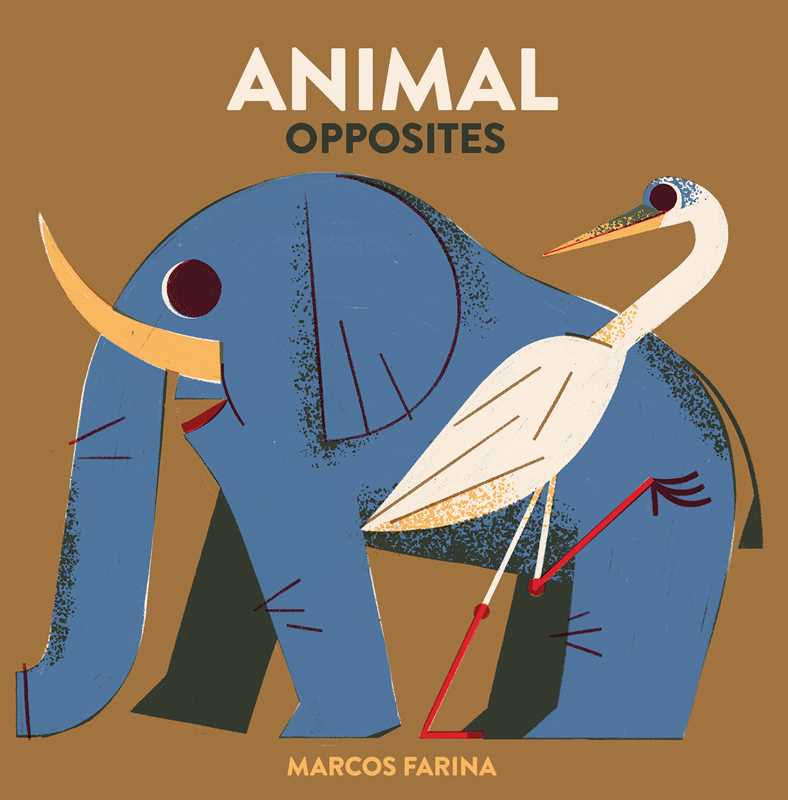Babylink Animal Opposites board book cover by Marcos Farina early learning baby gift