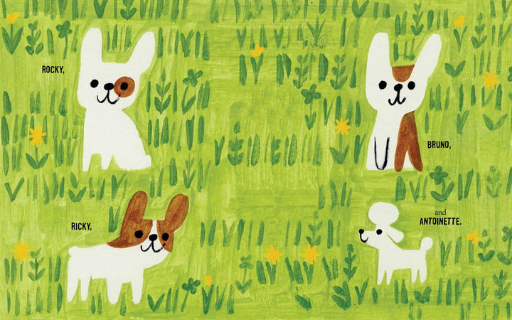 Colorful illustrated page from Gaston picture book by Kelly DiPucchio Simon & Schuster