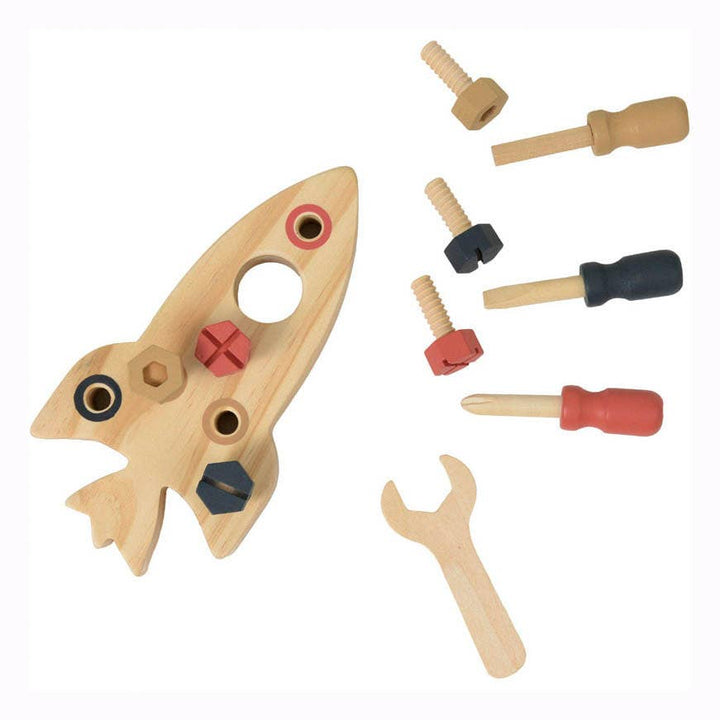 egmont toys play-pretend rocket building montessori learning toy for toddlers