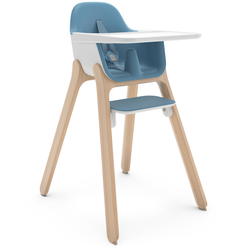 uppababy high chair in blue