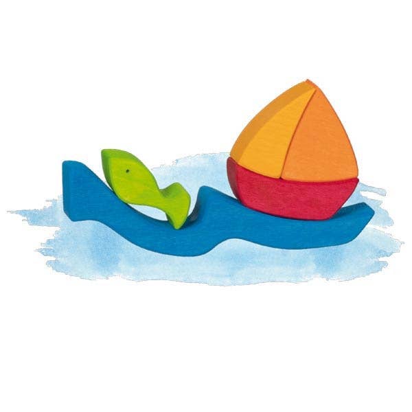 A European favorite, the Goki Ocean Building Set sparks imagination through stacking and building.