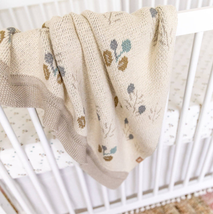 crane baby cute neutral organic cotton avery poppy baby blanket  