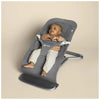Infant in ergobaby evolve bouncer in charcoal