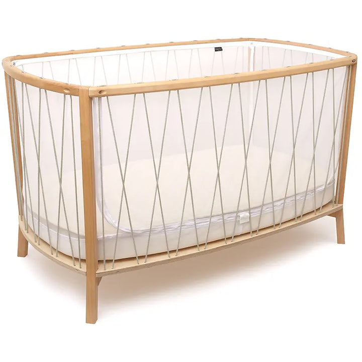 Hazelnut toned KIMI Cord from Charlie Crane adds a midcentury modern detail to the nursery
