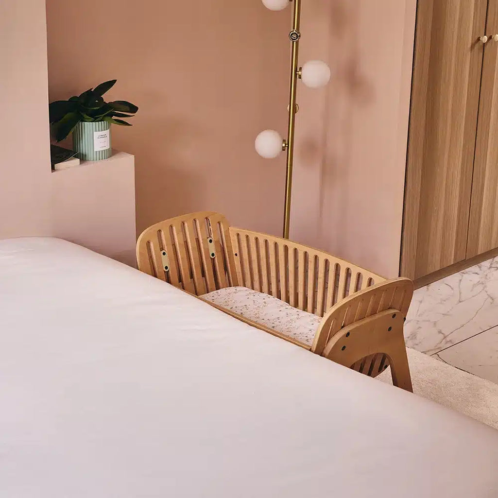 Sustainable nursery design includes the KIMI Cord by Charlie Crane in natural materials