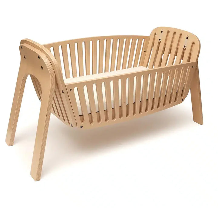 Simple nursery styling features the Charlie Crane KIMI Cord natural design that feels sophisticated