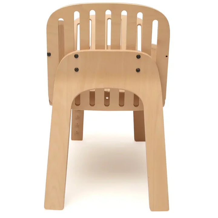 Natural nursery scene features the Charlie Crane KIMI Cord in natural with midcentury modern styling