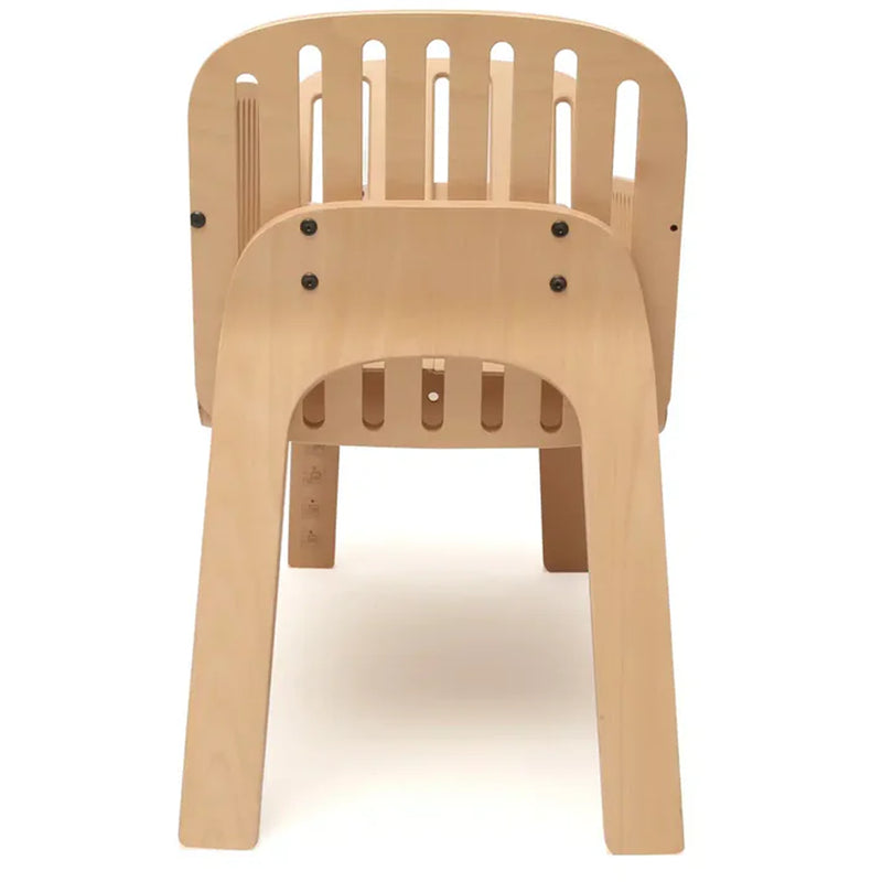 Natural nursery scene features the Charlie Crane KIMI Cord in natural with midcentury modern styling