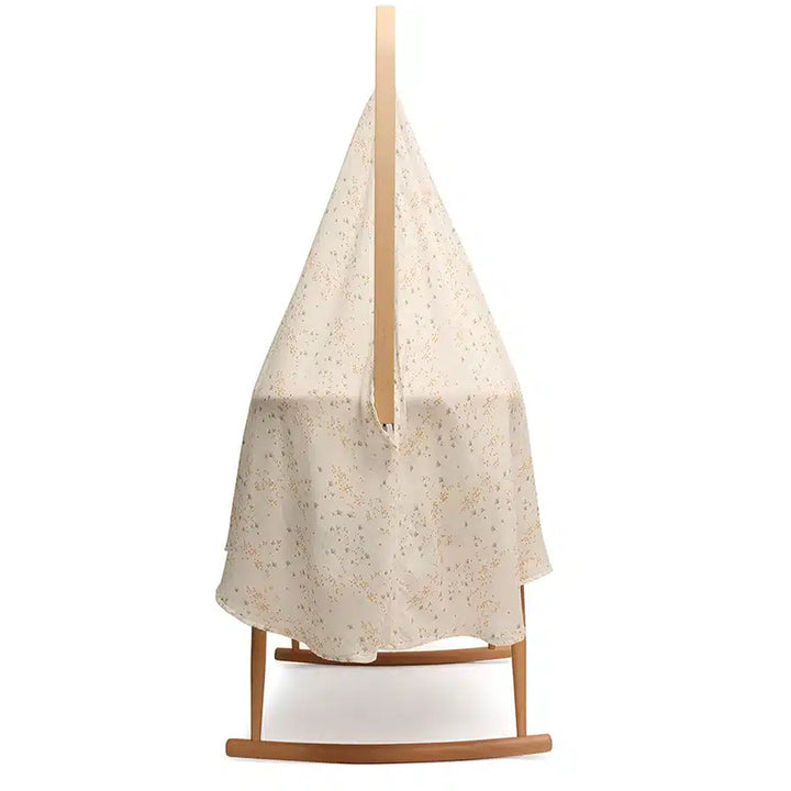 Clean modern nursery displays the Charlie Crane KUMI Canopy pia with sustainable materials