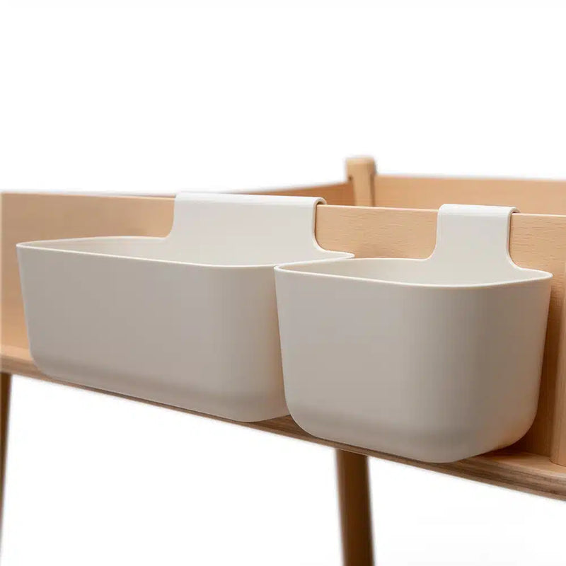 two modern washable charlie crane pago detachable changing table basket 