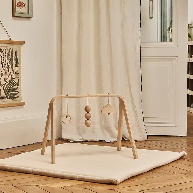 charlie crane paris milk tamy play mat with naho play arch and toys 