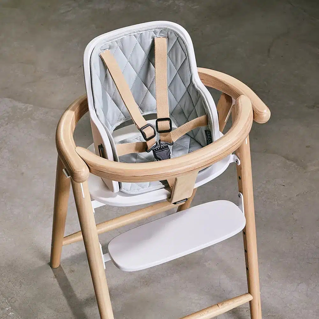farrow tobo highchair cushion on charlie crane natural wood convertible high chair 