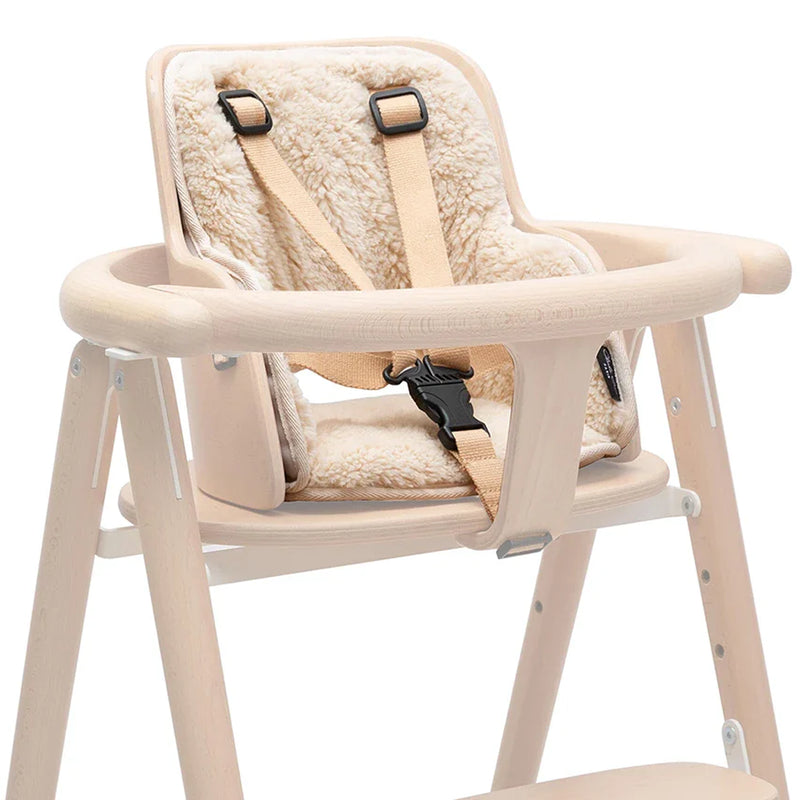 milk fur chair cover for charlie crane high chair tobi baby set 