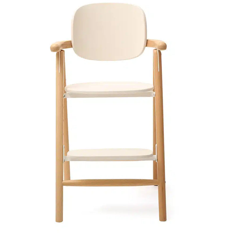 white handcrafted tobo high chair for toddler by charlie crane paris 