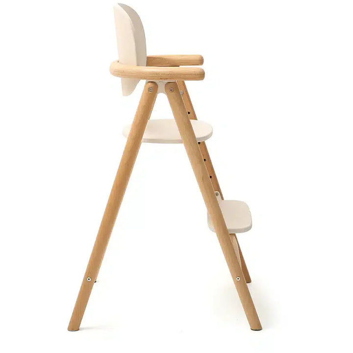 sleek modern white tobo evolve highchair charlie cranr