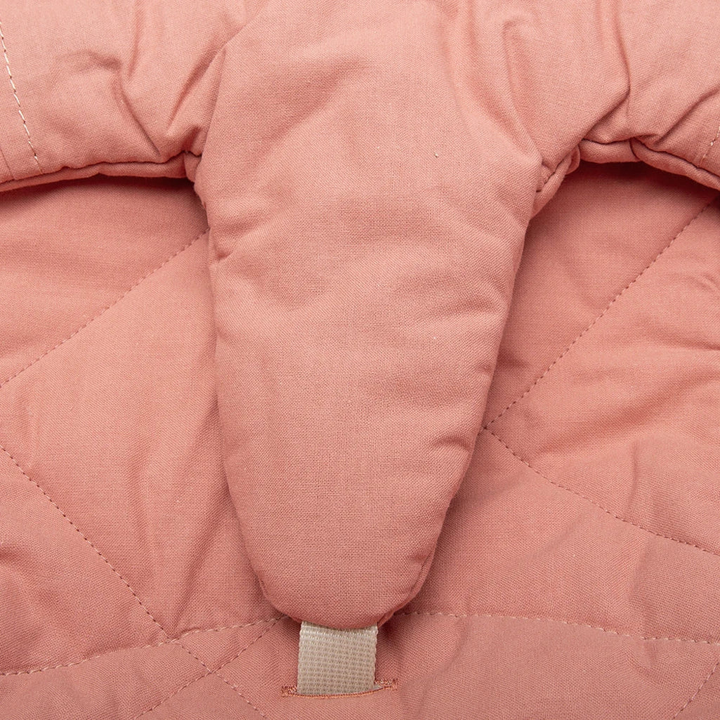 A polished look at the Charlie Crane Walnut Wood Levo Rocker in milk fur, offering customizable style and comfort