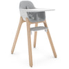 high chair with adjustable tray and fotorest