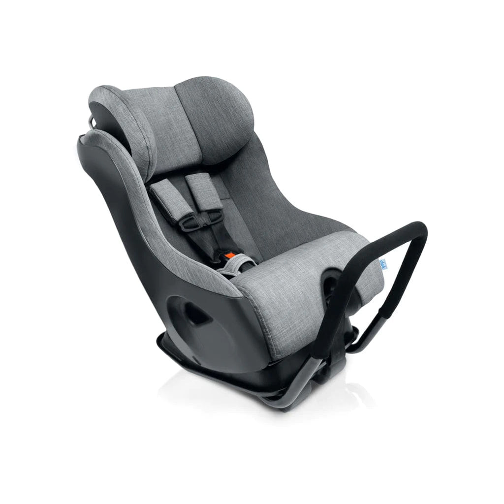 Side view of the Clek Fllo Convertible Carseat with the rebound bar.