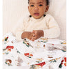 patterned swaddle blanket for toddler