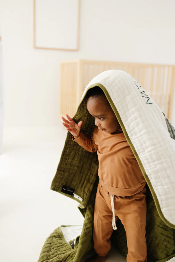 Clementine Kids muslin blankets in National Parks