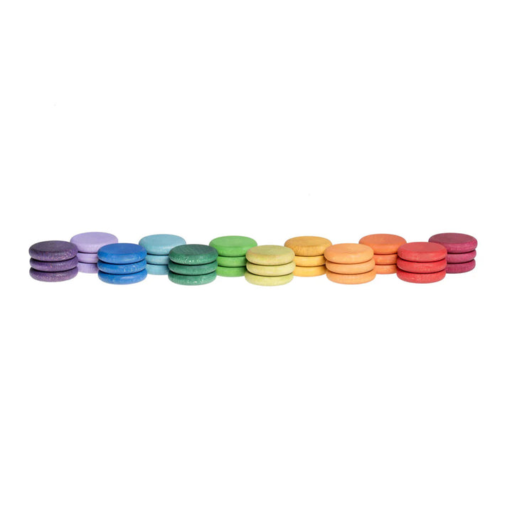 grapat rainbow coins Montessori toys for 2 year olds
