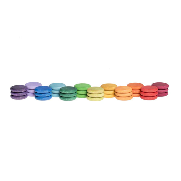 grapat rainbow coins wooden toys