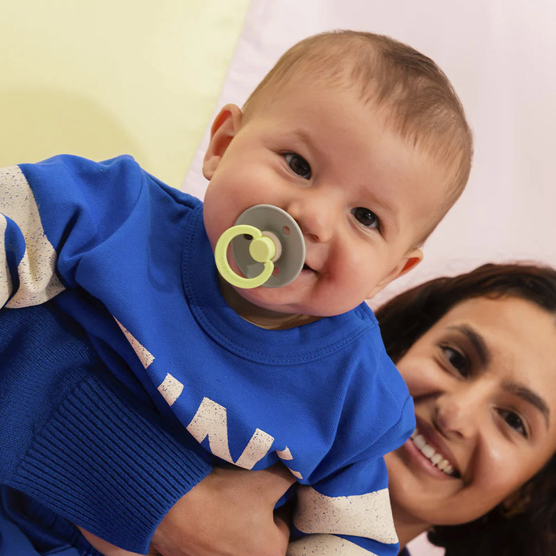 Sage & Hunter Green mix BIBS Pacifier Colour Collection 2 Pack, newborn pacifiers two pack.