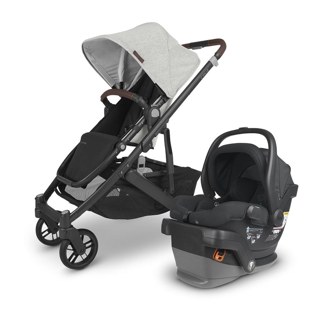 uppababy cruz stroller in anthony with mesa infant car seat