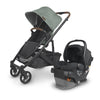 uppababy stroller cruz in gwen with mesa car seat
