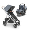 uppa baby stroller cruz with mesa car seat in gregory