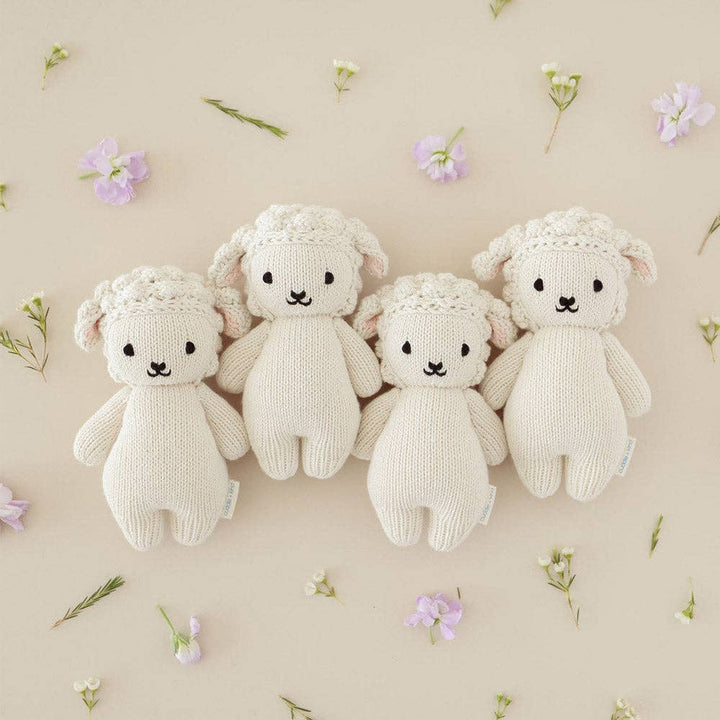 Playful Cuddle + Kind Baby Lamb plush toys made with care, ideal toy animals for children