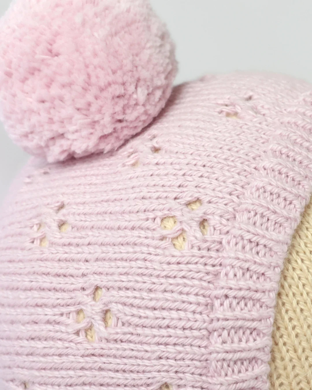 Cuddle + Kind My First Baby doll in Lavender, handmade cotton knit doll for babies and toddlers