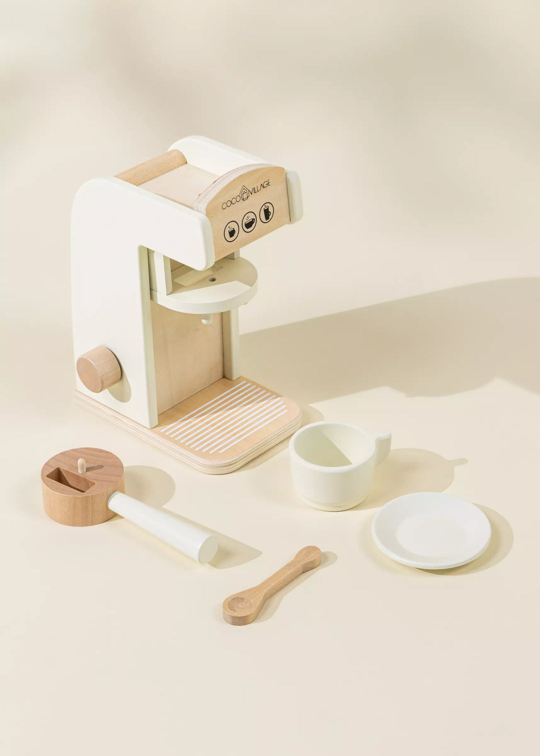 Coco Village toddler play kitchen coffee maker