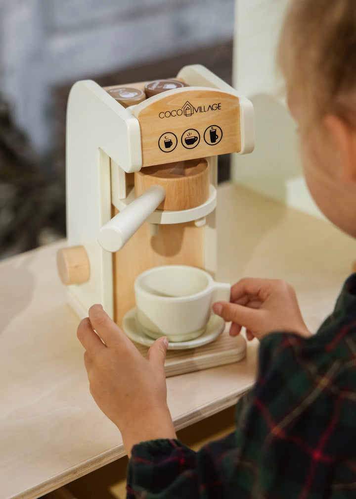 Coco Village play kitchen sets coffee maker