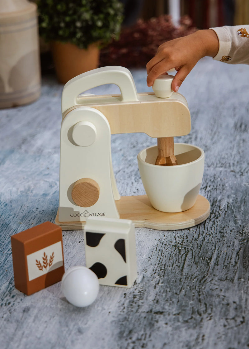 Coco Village stand mixer play kitchen accessories