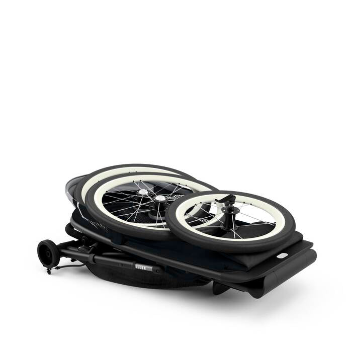 Cybex Avi All Black best lightweight stroller, foldable and designed for easy storage.