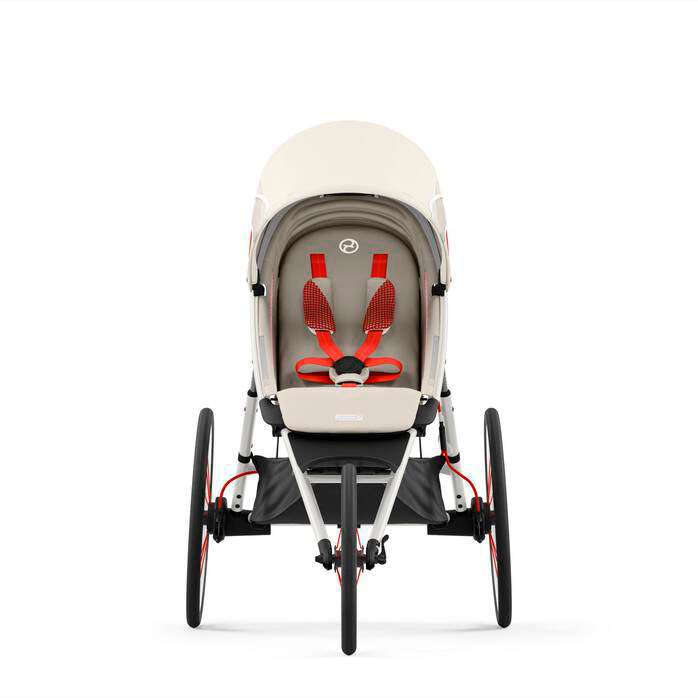 CYBEX AVI Bleached Sand lightweight stroller with stylish design.
