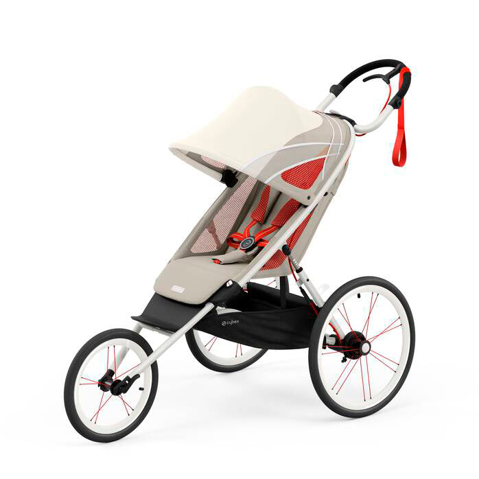CYBEX AVI Bleached Sand stroller for toddler comfort.