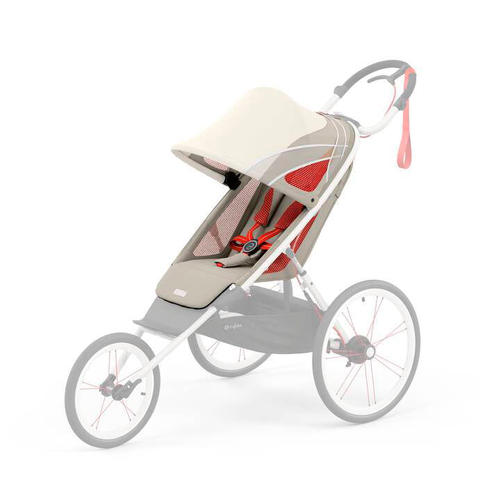CYBEX AVI Bleached Sand toddler stroller with innovative features.